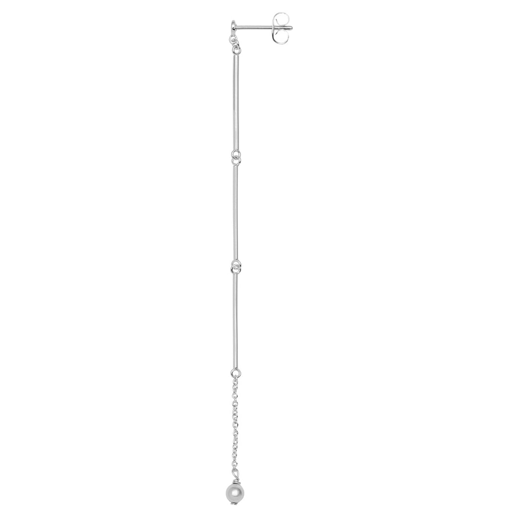 LULU Copenhagen 3 Long Pins earring 1 pcs Ear stud, 1 pcs Silver Plated