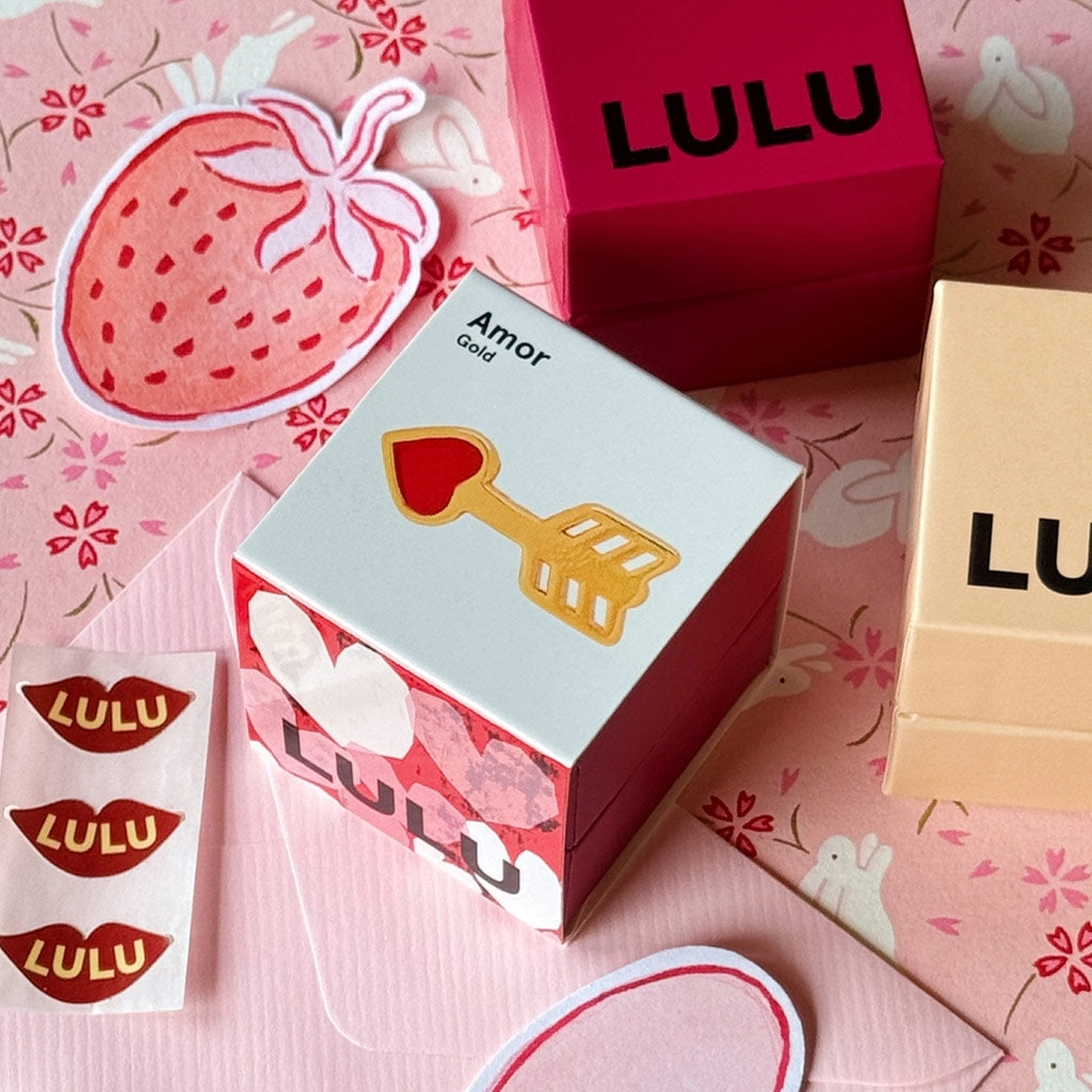 LULU Copenhagen Amor earring 1 pcs Ear stud, 1 pcs Gold plated