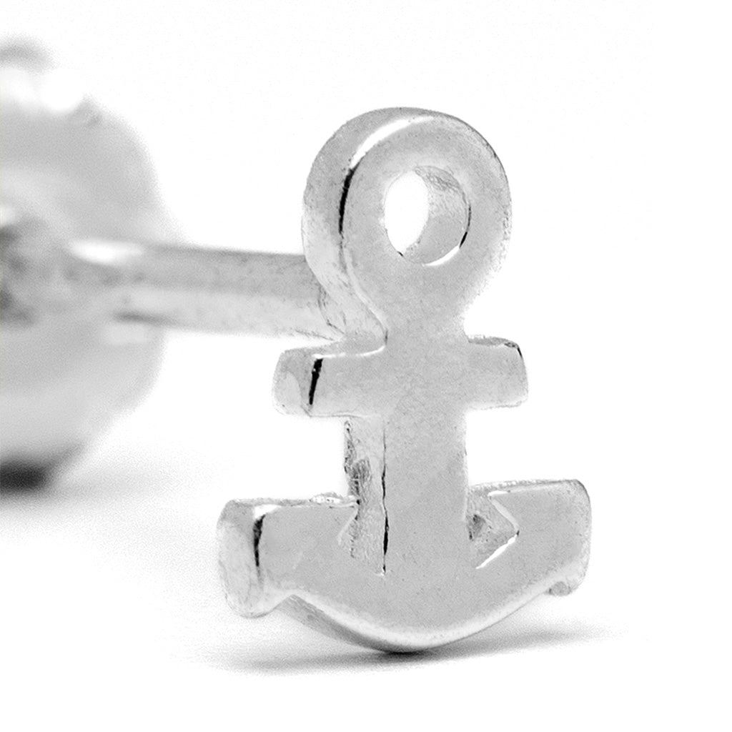 LULU Copenhagen Anchor earring 1 pcs Ear stud, 1 pcs Silver