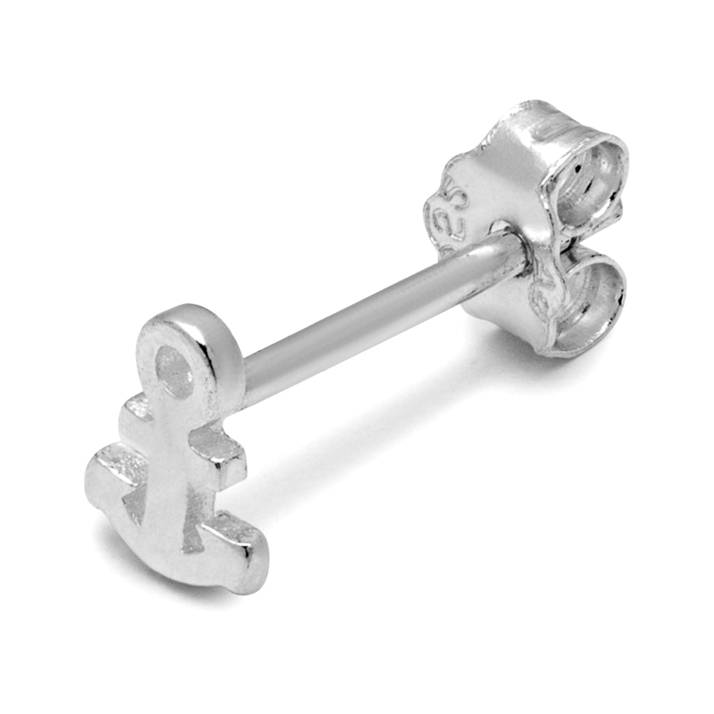 LULU Copenhagen Anchor earring 1 pcs Ear stud, 1 pcs Silver