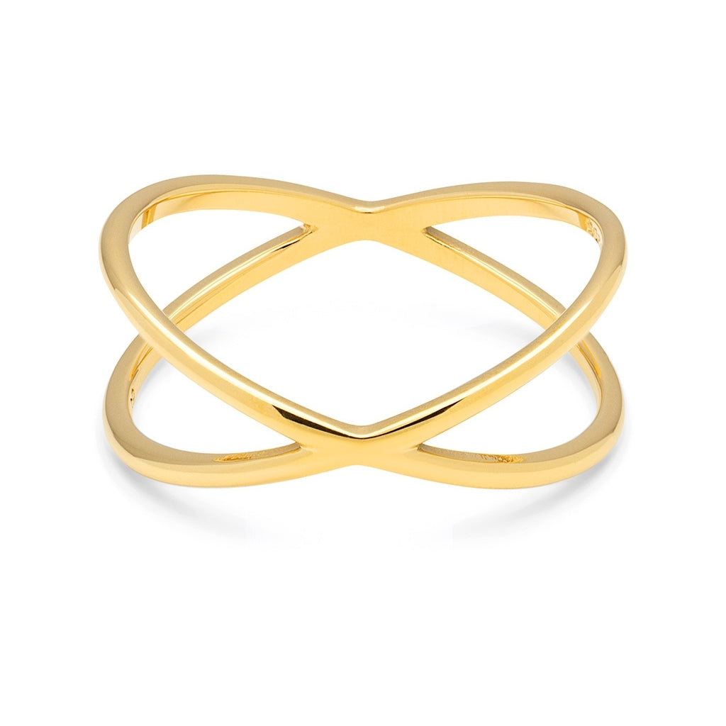 LULU Copenhagen Atom Ring Rings Gold plated