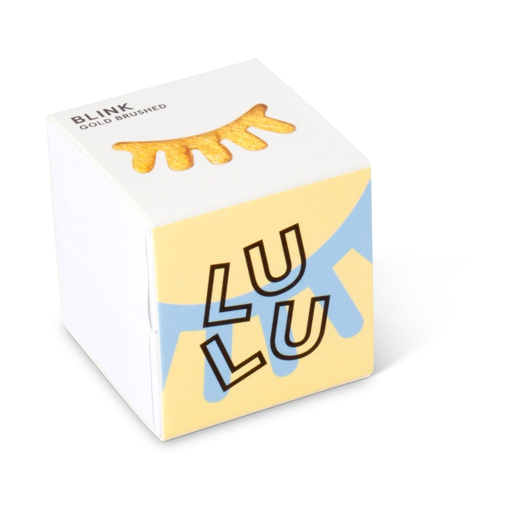 LULU Copenhagen Blink earring 1 pcs brushed Ear stud, 1 pcs Gold plated