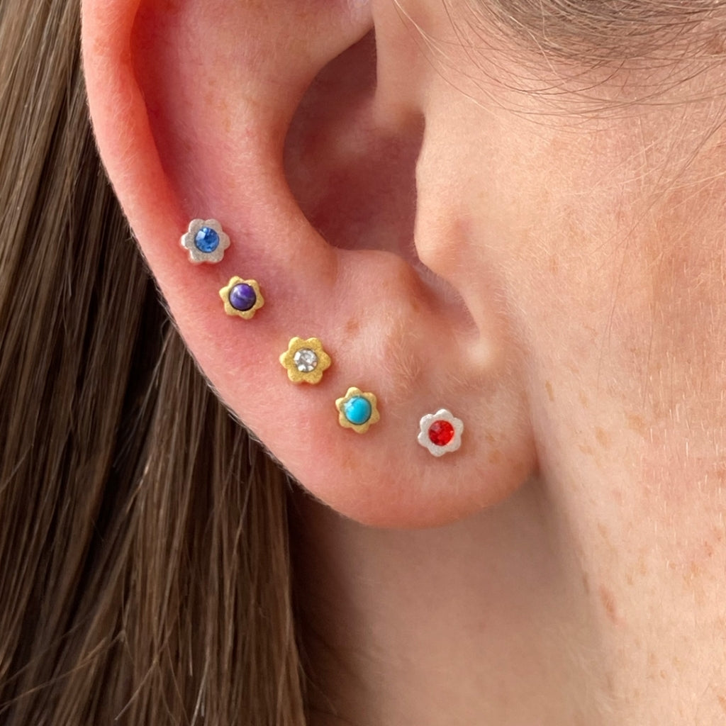 LULU Copenhagen Blomst earring 1 pcs Ear stud, 1 pcs