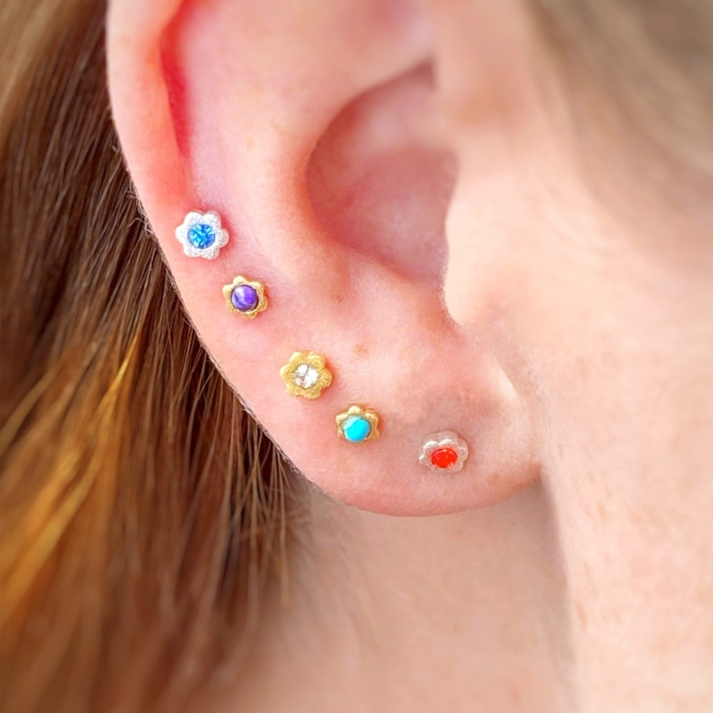 LULU Copenhagen Blomst earring 1 pcs Ear stud, 1 pcs