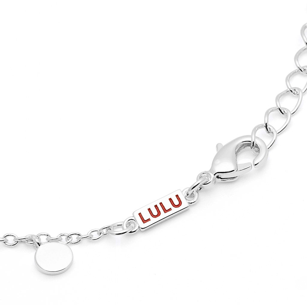 LULU Copenhagen Boho Bracelet silver plated Bracelets Mocha Mousse/Purple
