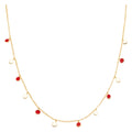 Boho Necklace - Passion Red