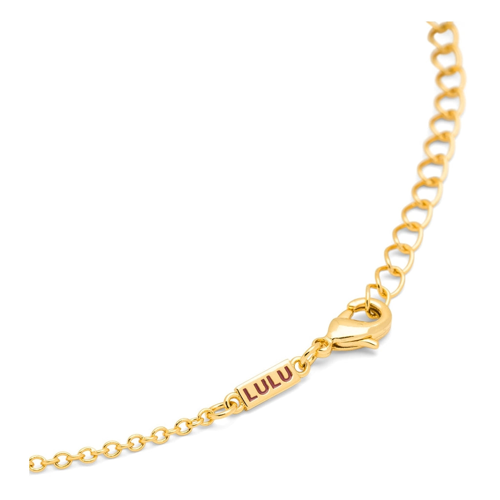 LULU Copenhagen Boho Necklace gold plated Necklaces Skyride Blue/Seasalt Green