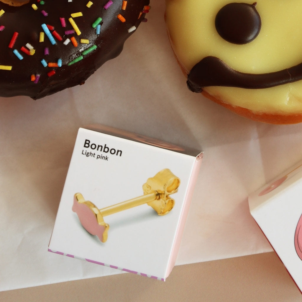 LULU Copenhagen Bonbon earring 1 pcs Ear stud, 1 pcs Light Pink