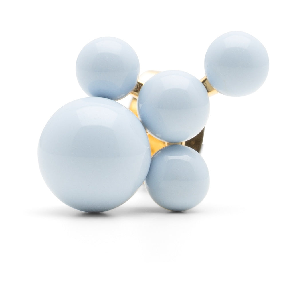 LULU Copenhagen Bouquet Cloud earring 1 pcs Ear stud, 1 pcs Skyride Blue