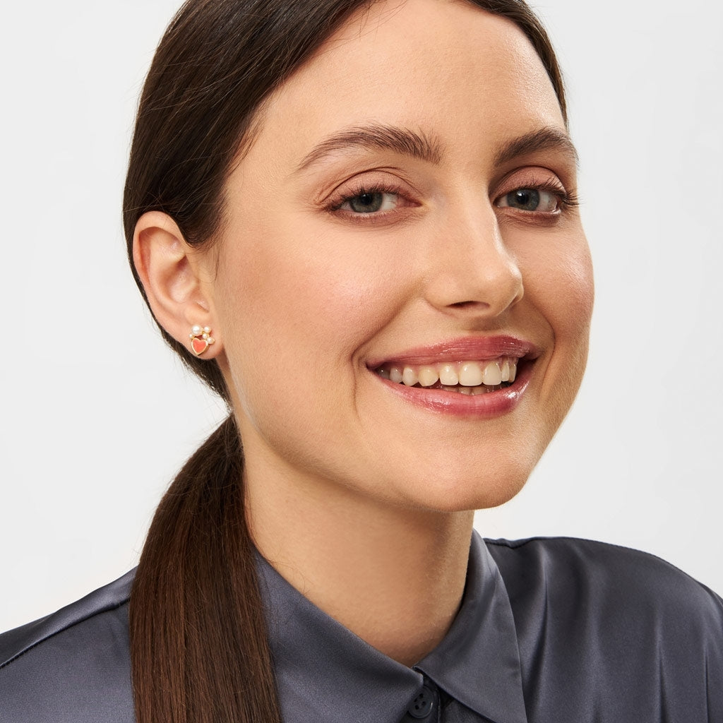 LULU Copenhagen Bouquet Dream earring 1 pcs Ear stud, 1 pcs Gold plated