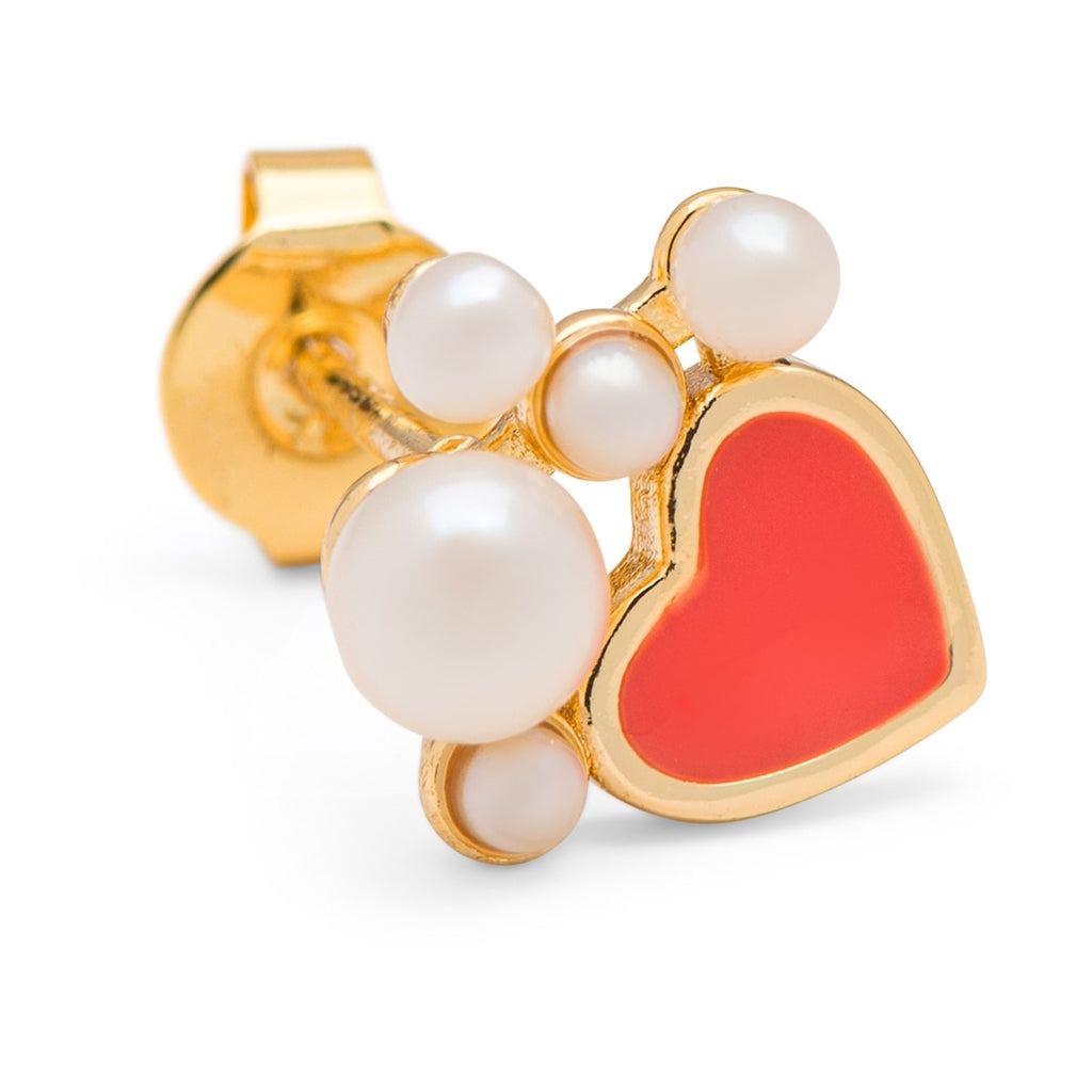 LULU Copenhagen Bouquet Dream earring 1 pcs Ear stud, 1 pcs Gold plated