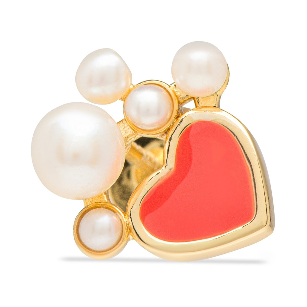 LULU Copenhagen Bouquet Dream earring 1 pcs Ear stud, 1 pcs Gold plated