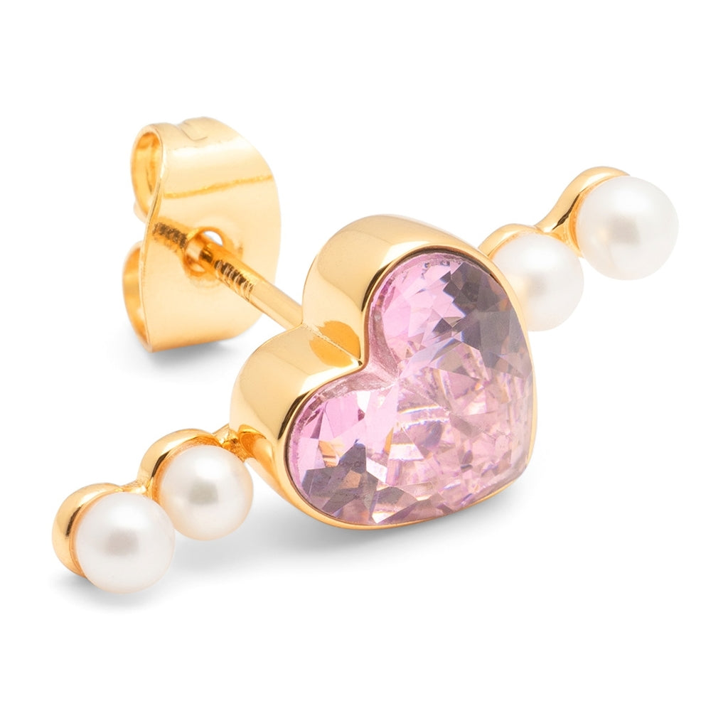 LULU Copenhagen Bouquet Love earring 1 pcs Ear stud, 1 pcs Vintage Rose