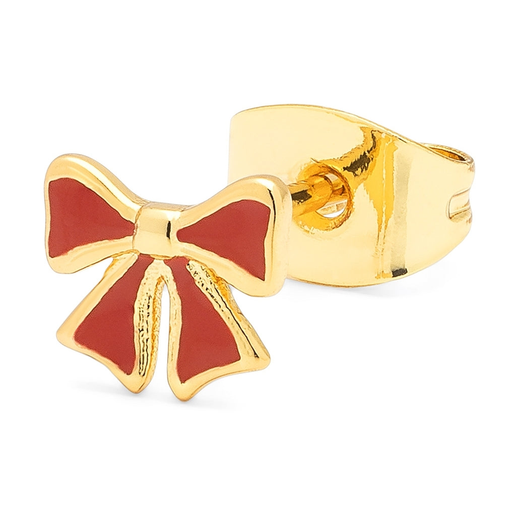 LULU Copenhagen Bow earring 1 pcs Ear stud, 1 pcs Gold plated