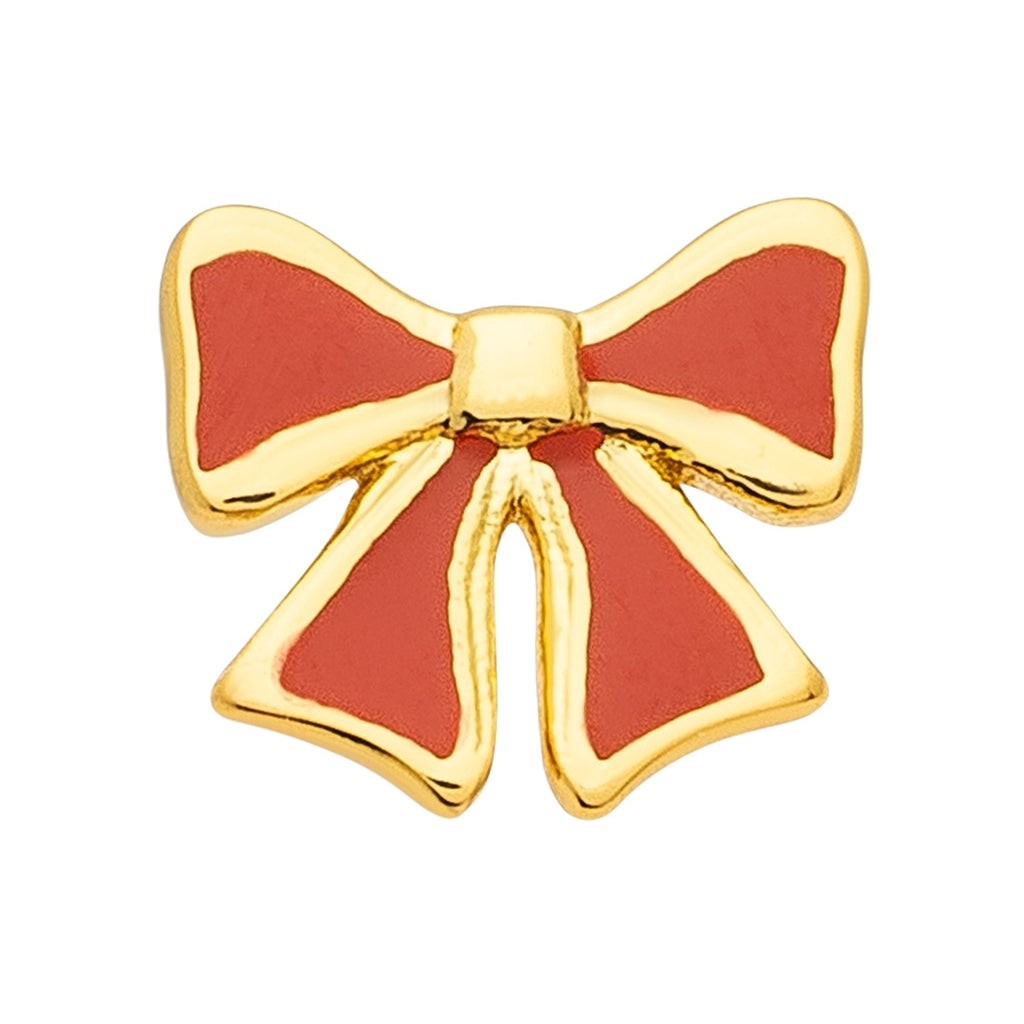 LULU Copenhagen Bow earring 1 pcs Ear stud, 1 pcs Gold plated