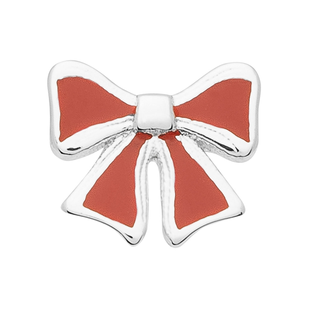 LULU Copenhagen Bow earring 1 pcs Ear stud, 1 pcs Silver Plated