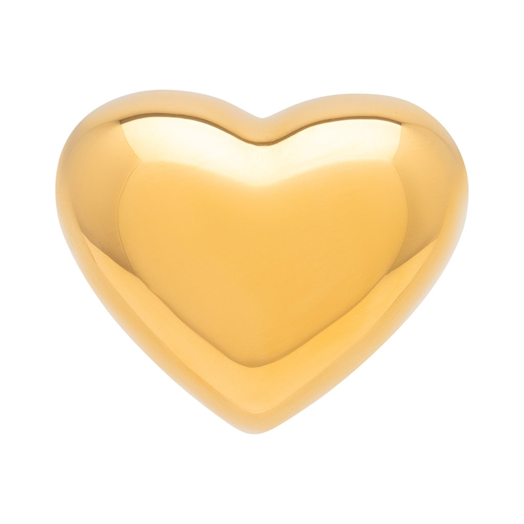 LULU Copenhagen Bubble Heart earring 1 pcs Ear stud, 1 pcs Gold plated