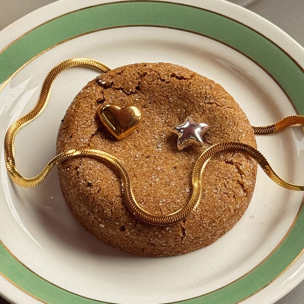 LULU Copenhagen Bubble Star earring 1 pcs Ear stud, 1 pcs Silver Plated