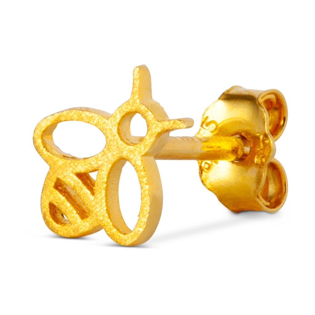 LULU Copenhagen Bzzzz earring 1 pcs Ear stud, 1 pcs Gold plated