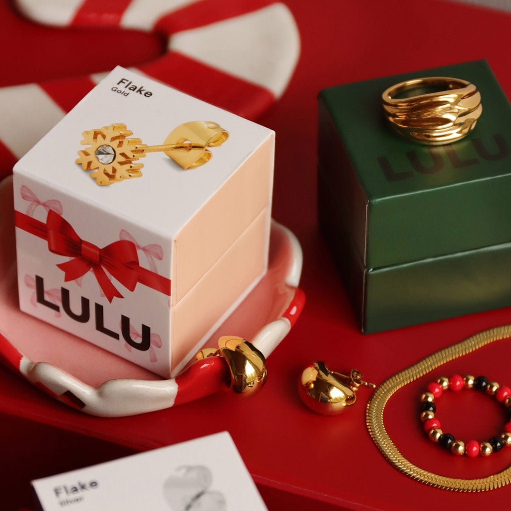 LULU Copenhagen Chunky Silk Ring Rings Gold plated