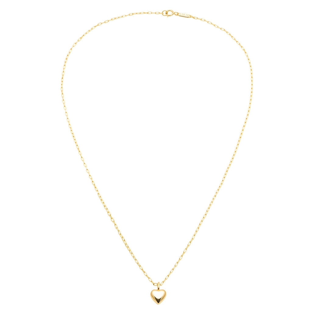 LULU Copenhagen Classic Heart Necklace Necklaces Gold plated