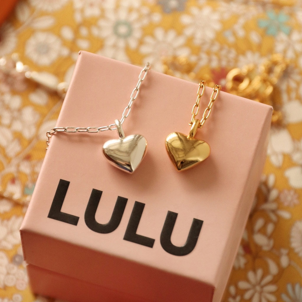 LULU Copenhagen Classic Heart Necklace Necklaces Silver