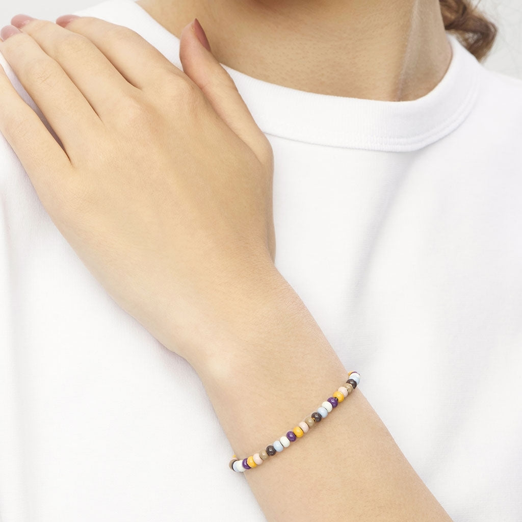 LULU Copenhagen Color Ball Bracelet - silver plated Bracelets Golden Harvest