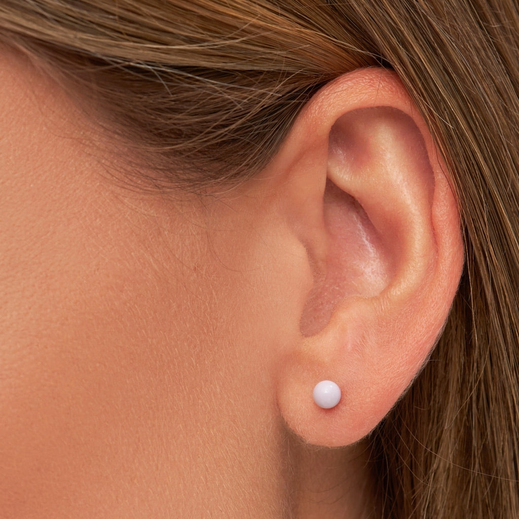 LULU Copenhagen Color Ball Medium earring 1 pcs Ear stud, 1 pcs Purple