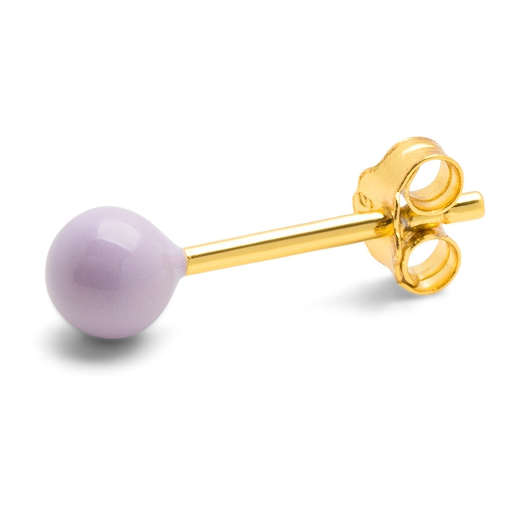 LULU Copenhagen Color Ball Medium earring 1 pcs Ear stud, 1 pcs Purple