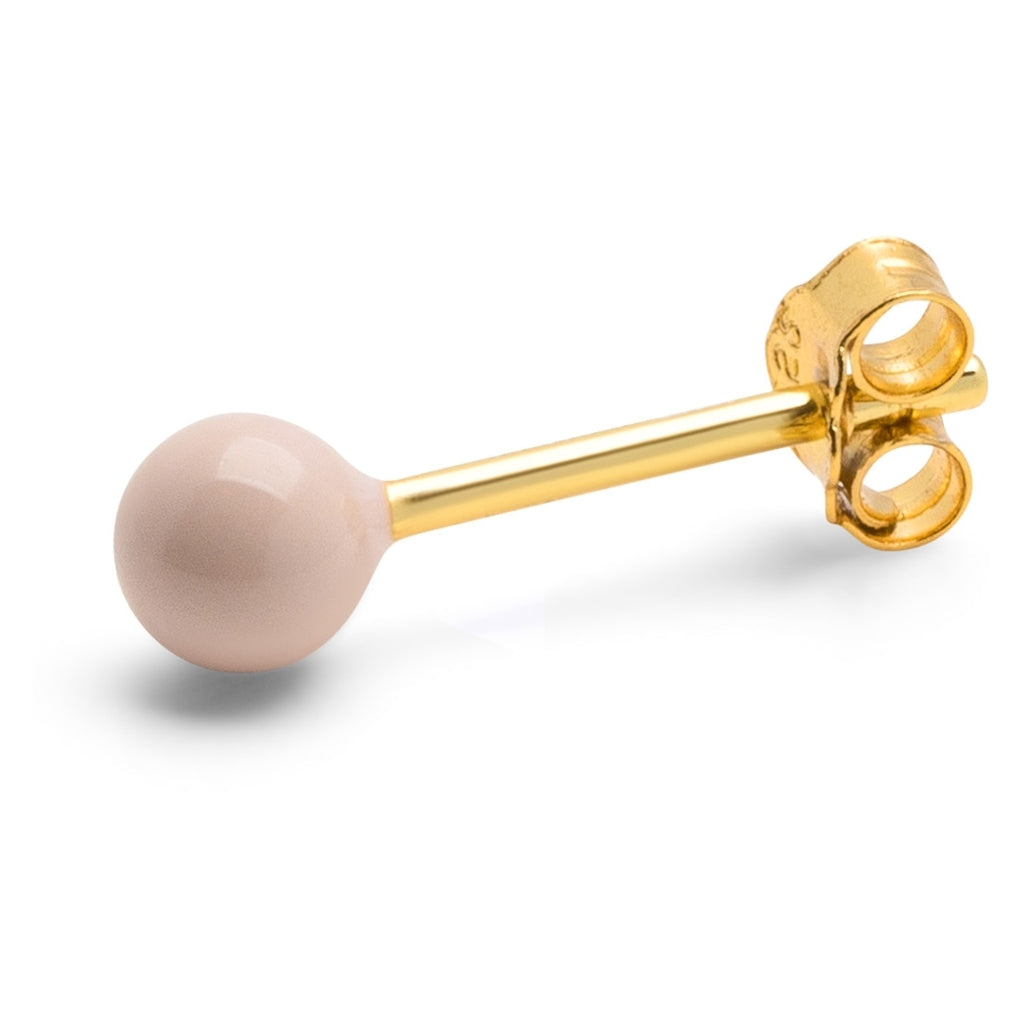 LULU Copenhagen Color Ball Medium earring 1 pcs Ear stud, 1 pcs Silk Light Pink