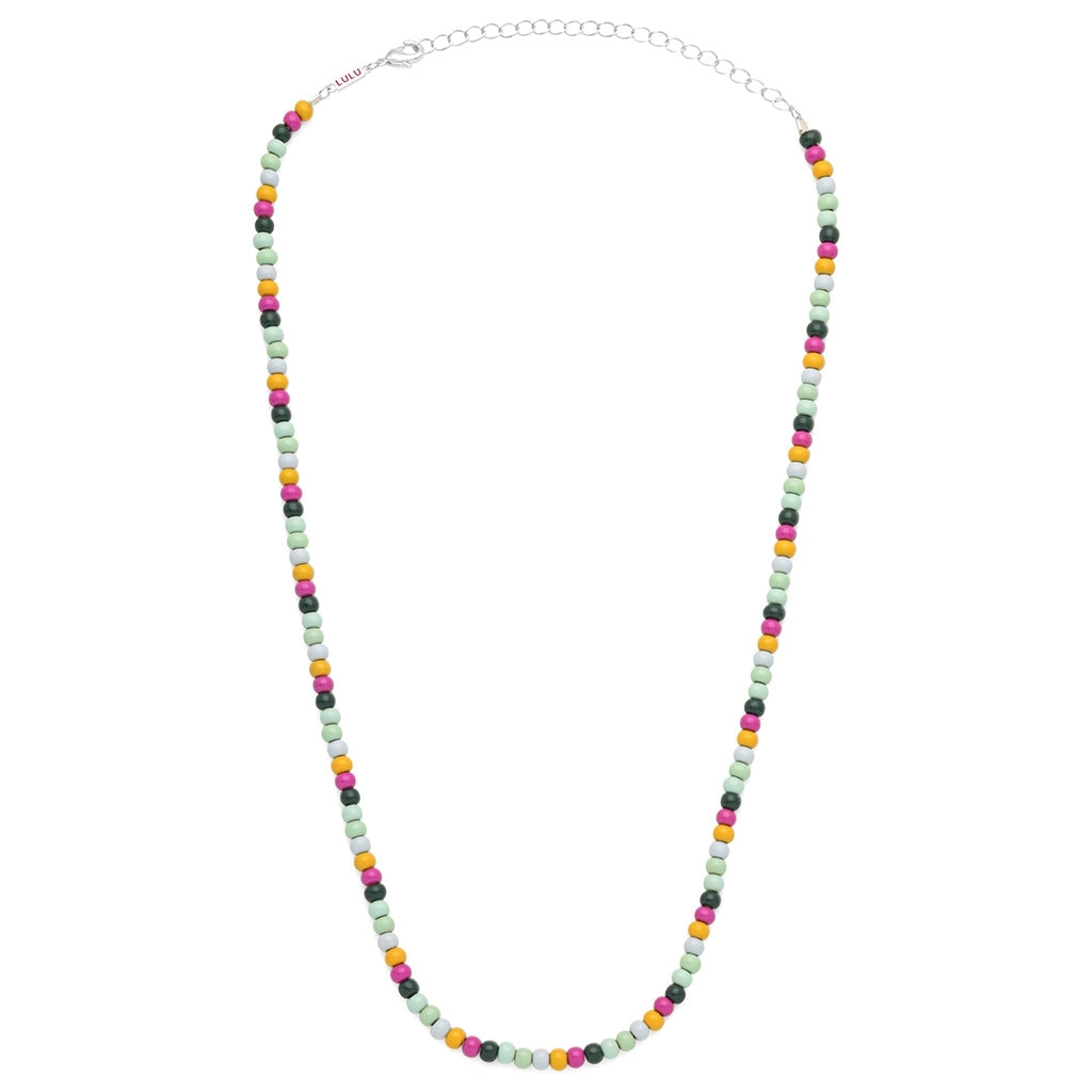 エルセーヌ　ノンセルクイックwith SUPER　jewelry　ball LULU Copenhagen-Color Ball Necklace - Silver Plated-{StyleType