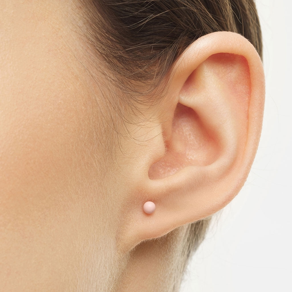 LULU Copenhagen Color Ball earring 1 pcs Ear stud, 1 pcs Dusty Peach