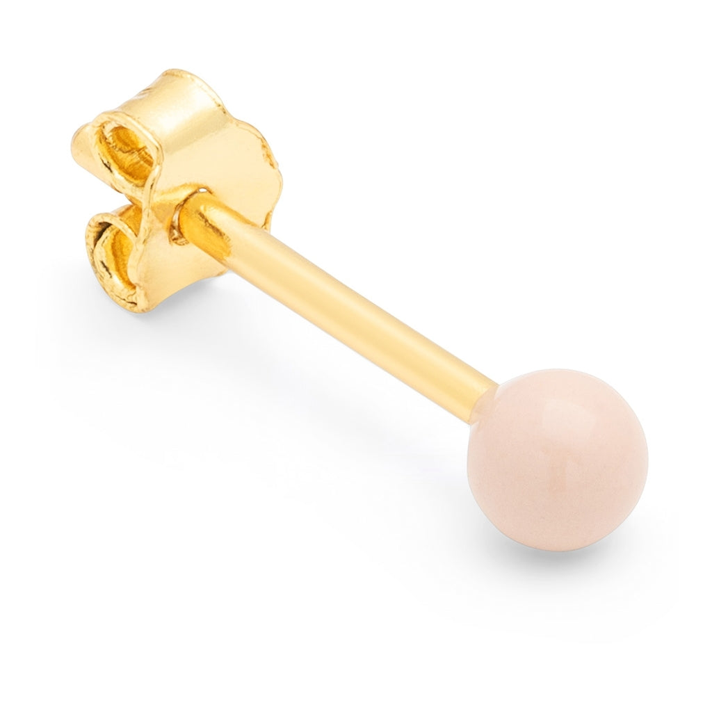 LULU Copenhagen Color Ball earring 1 pcs Ear stud, 1 pcs Dusty Peach