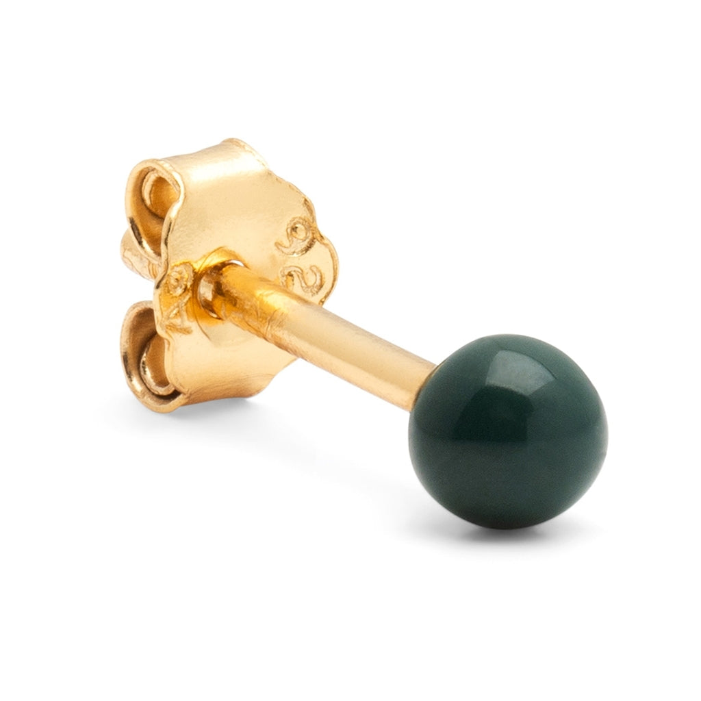 LULU Copenhagen Color Ball earring 1 pcs Ear stud, 1 pcs North Sea Green