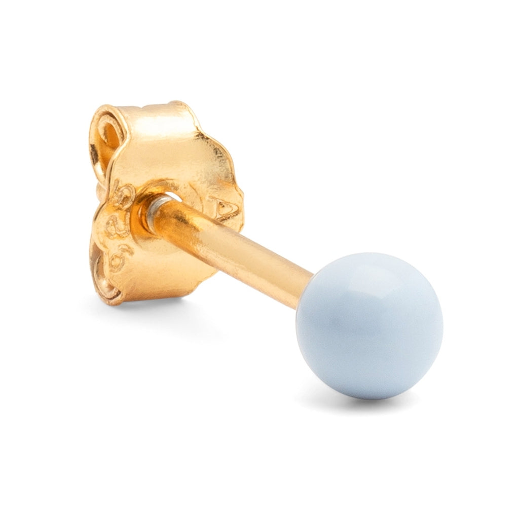 LULU Copenhagen Color Ball earring 1 pcs Ear stud, 1 pcs Skyride Blue