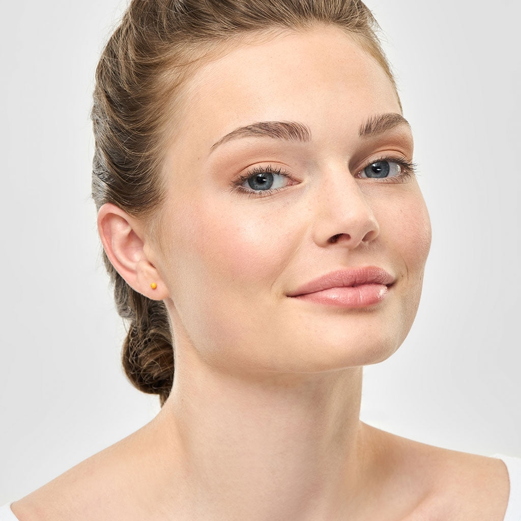 LULU Copenhagen Color Ball earring 1 pcs Ear stud, 1 pcs Sunflower