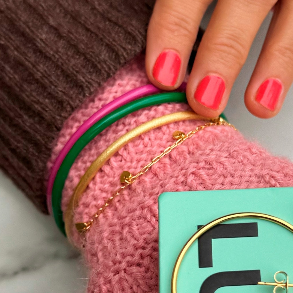 LULU Copenhagen Color Bangle Bracelets Green