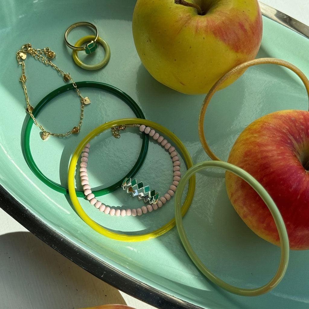 LULU Copenhagen Color Bangle Bracelets Green