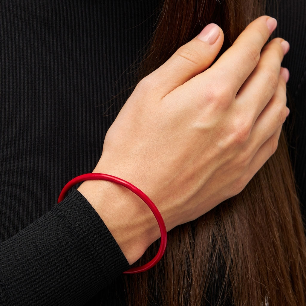 LULU Copenhagen Color Bangle Bracelets Passion Red