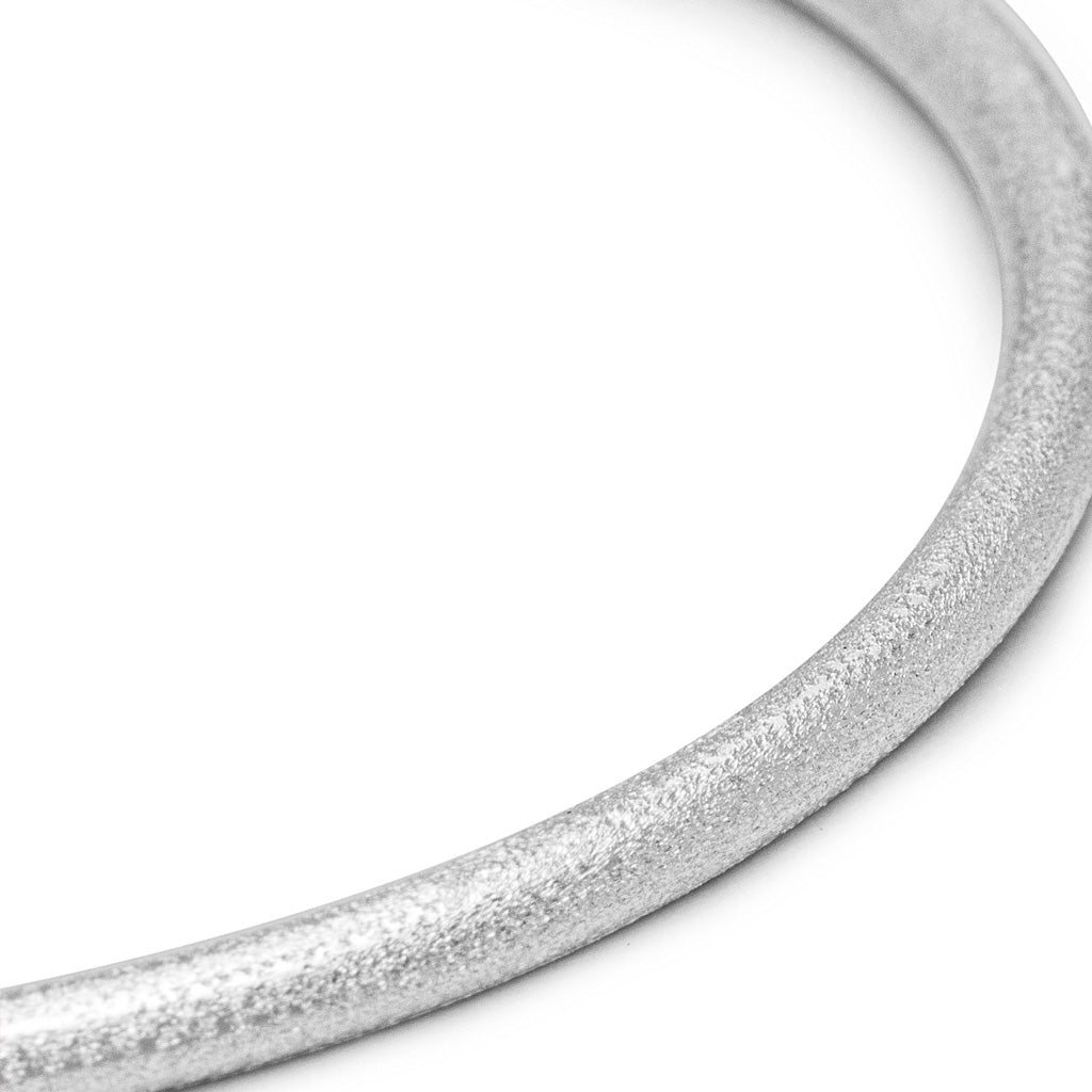 LULU Copenhagen Color Bangle Brushed Bracelets Silver Plated