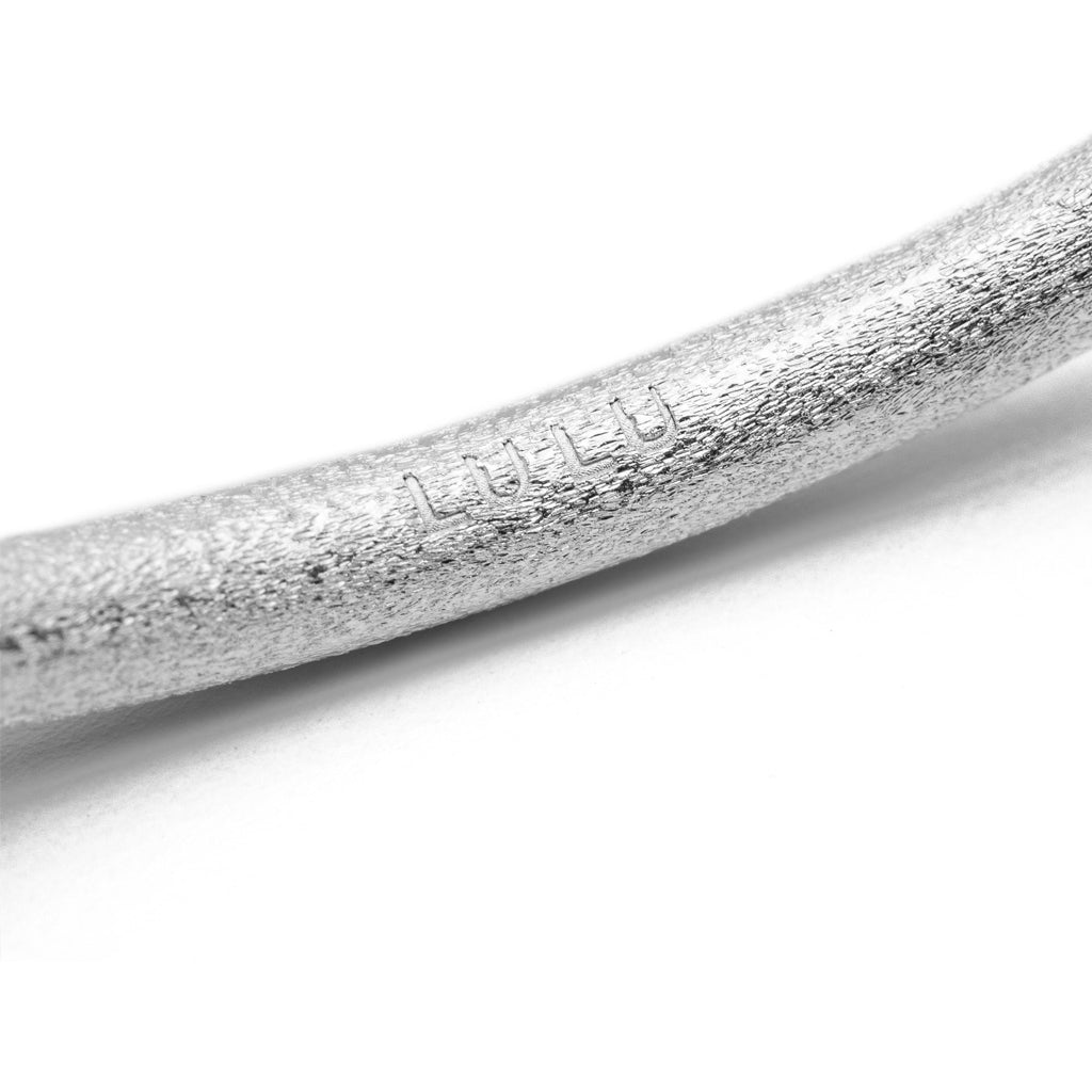 LULU Copenhagen Color Bangle Brushed Bracelets Silver Plated