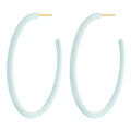 Color Hoops Large Pair - Mint