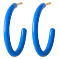 Color Hoops Medium pair - Blue