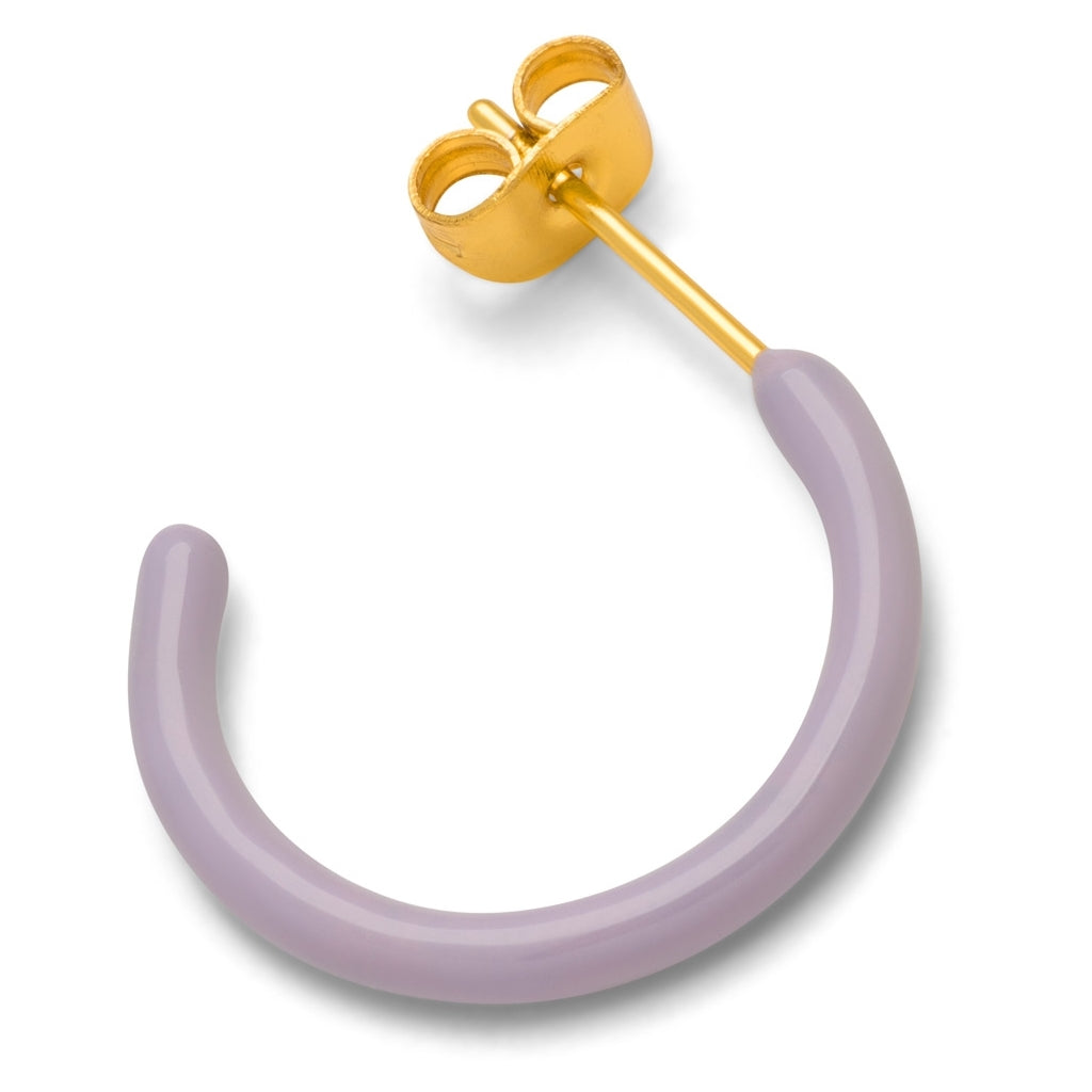 LULU Copenhagen Color Hoops Medium pair Hoops Purple