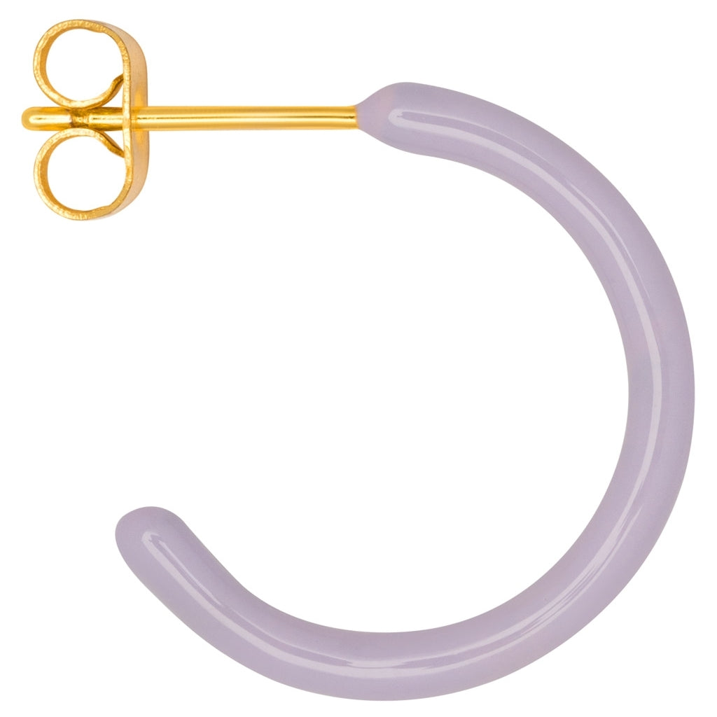 LULU Copenhagen Color Hoops Medium pair Hoops Purple