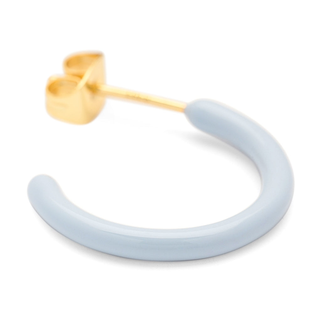 LULU Copenhagen Color Hoops Medium pair Hoops Skyride Blue