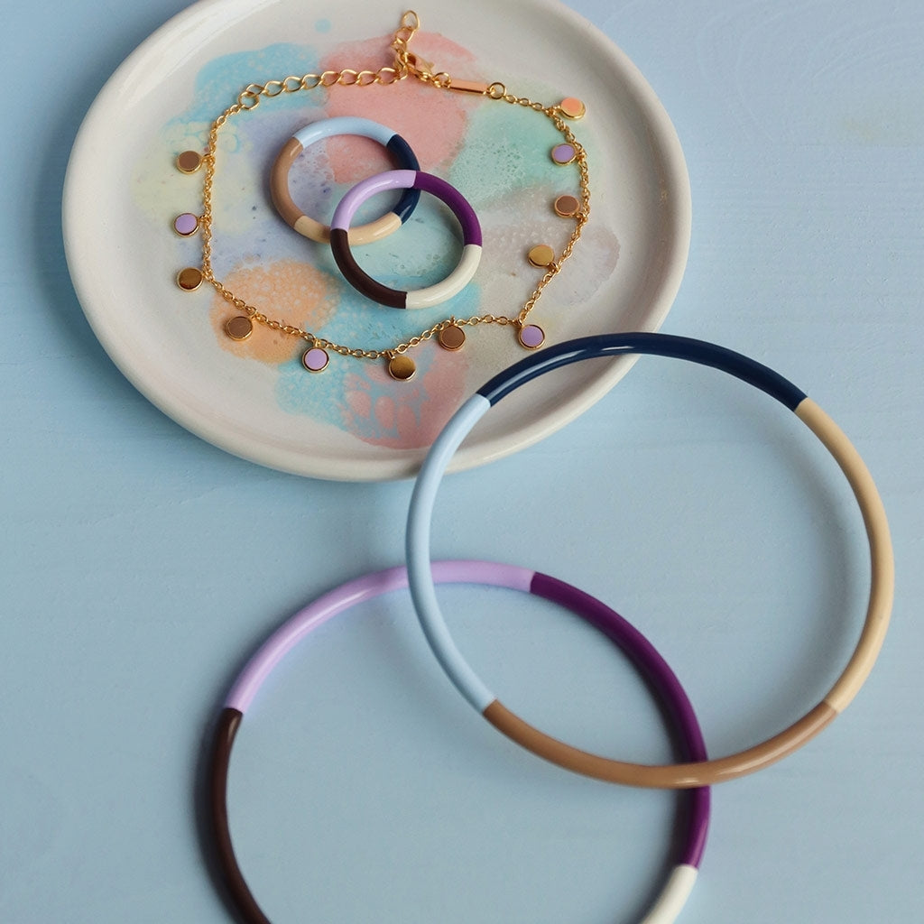 LULU Copenhagen Color Ring Quatro Rings Autumn Kiss