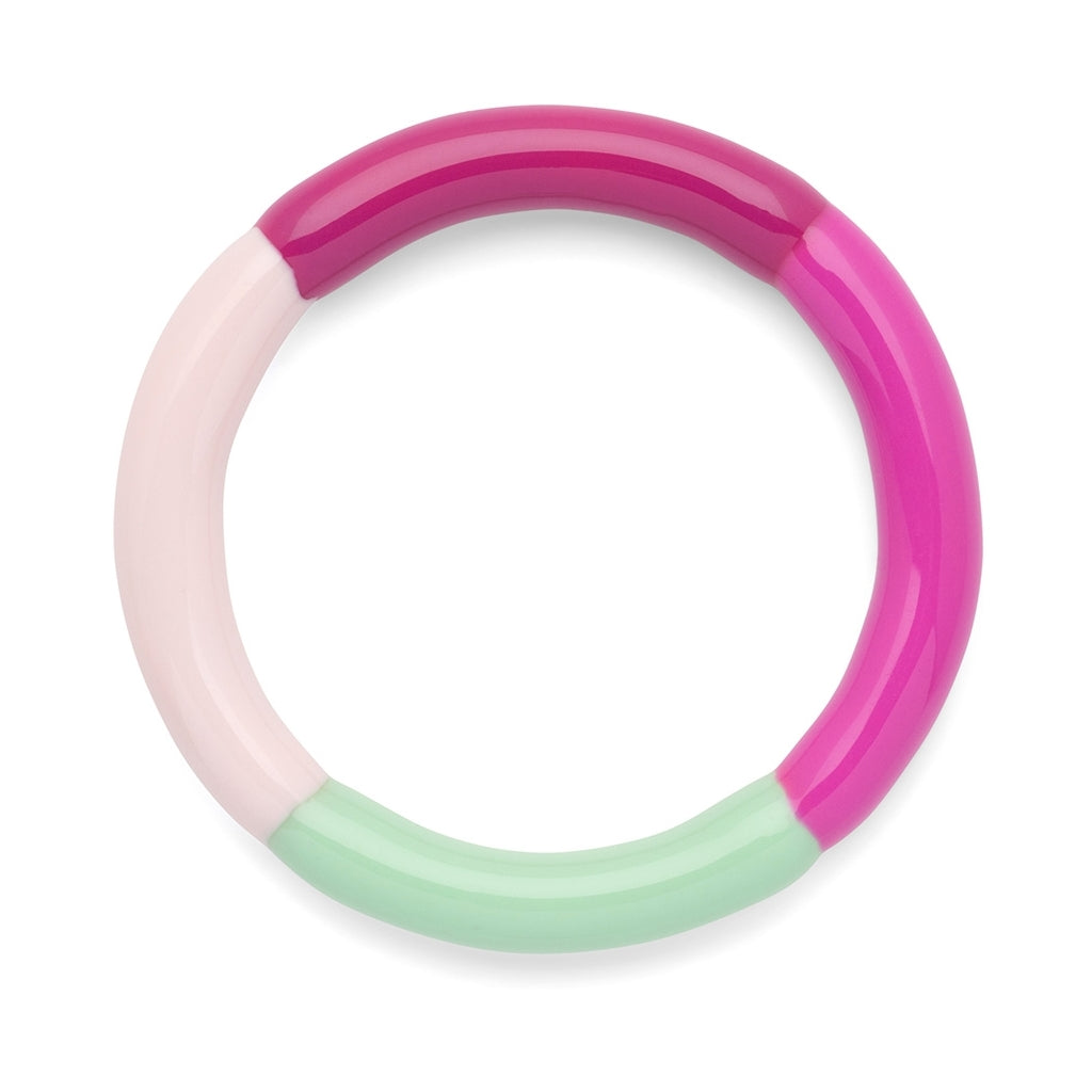 LULU Copenhagen Color Ring Quatro Rings Pink Sunset
