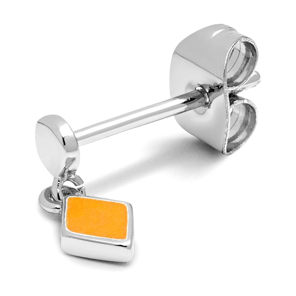 LULU Copenhagen Confetti Dangling earring 1 pcs silver plated Ear stud, 1 pcs Marigold