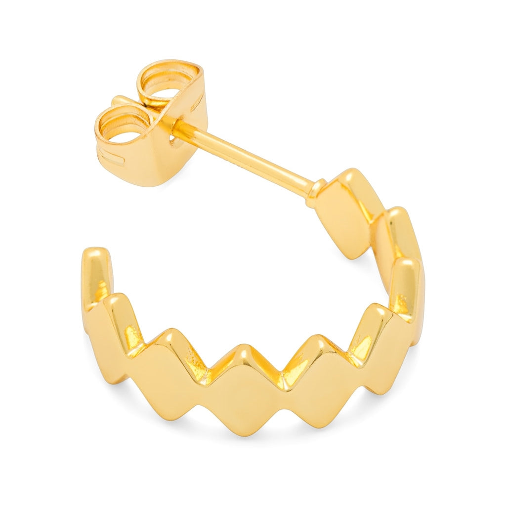 LULU Copenhagen Confetti Hoops gold plated Hoops Gold plated